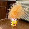 Ethnic Style Beaded Embroidered Sheep Plush Bag Charm Soft Fluffy Key Pendant for Women Purse Backpack Xmas Gift