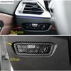 Head Light Lamp Switch Frame Decoration Cover Sticker Trim Carbon Fiber Accessories Interior For BMW 3 Series G20  - 2024
