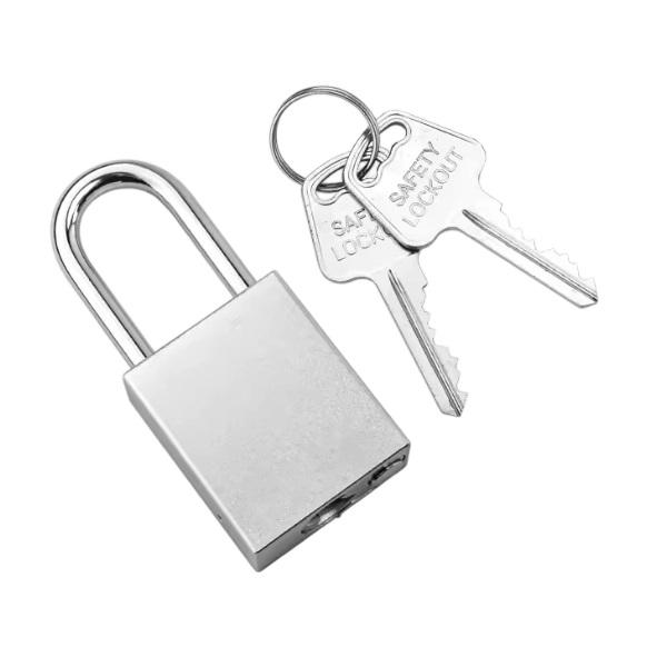 Made in China Aluminum Safety Padlock 38mm Steel Shackle Keyed Differ QLP38 Multipurpose Industrial Lock