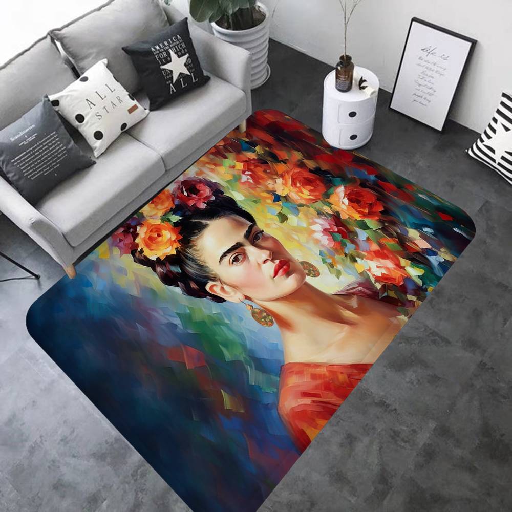 Vintage Artist F-Frida K-Kahlo Door Mat Kids Room Bedroom Decoration Balcony Anti-Slip Doormat Living Room Doormat Area Rug