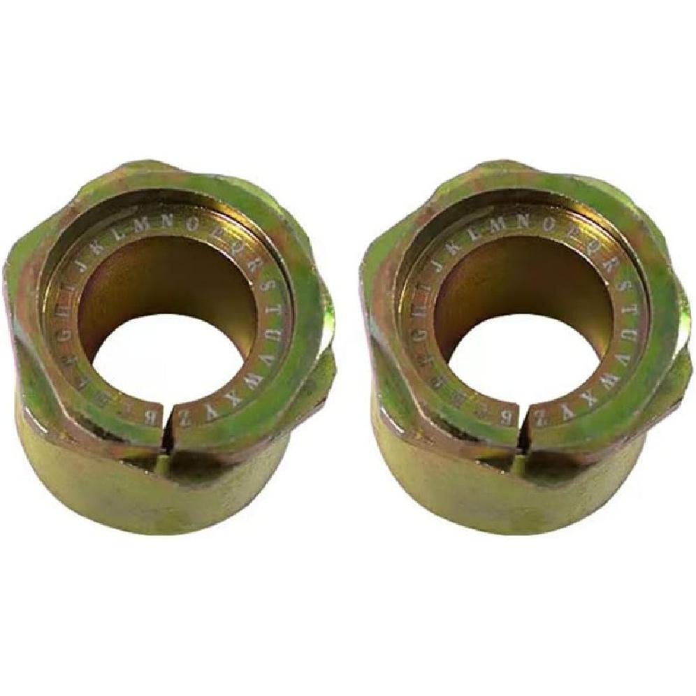 Pair (2 Pack) Extreme Camber Caster Alignment Bushing Kit Front Caster/Camber Bushing Compatible With Ford Series Trucks F150 F250 F350 E150 4X4 &