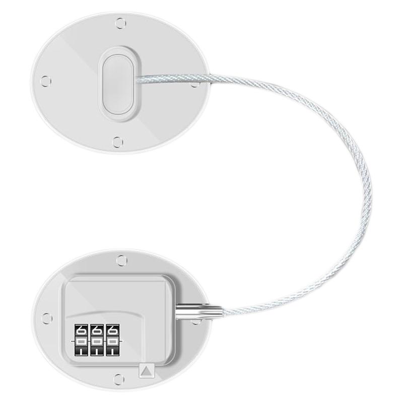 Замок для холодильника, кодовый дизайн, прочный металлический ABS, многофункциональный замок для морозильника, для окна шкафа