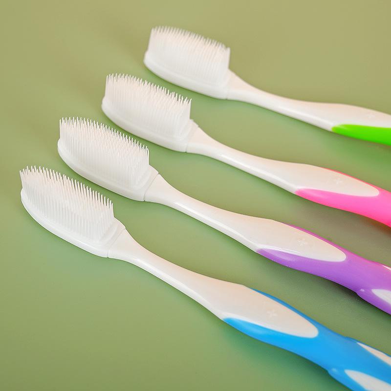 Зубная щетка Nano 2023 с мягкой щетиной — большая головка для самостоятельной установки, подходит для пар и взрослых.