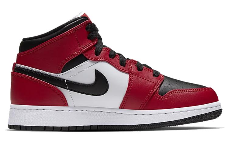 Jordan Детские кроссовки Air Jordan 1 Mid "Chicago Black Toe" 554725-069