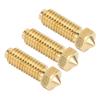 3Pcs 3D Printer Brass Nozzle Kit for Anycubic Kobra 2 Kobra 2 Pro Kobra 2 Maximum Kobra 2 Plus