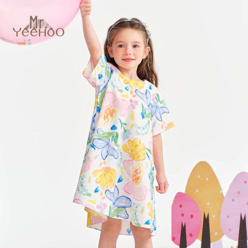 Yeehoo Girls' Printed Summer Princess Dress