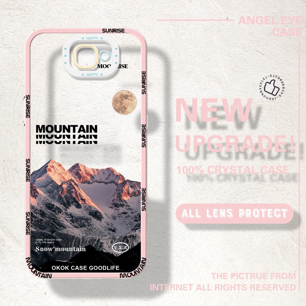 Shockproof Cartoon Painted Pattern Crystal Phone Case Transparent Soft Full Cover Camera Protection Cover for IPhone Samsung Redmi OPPO Realme Vivo