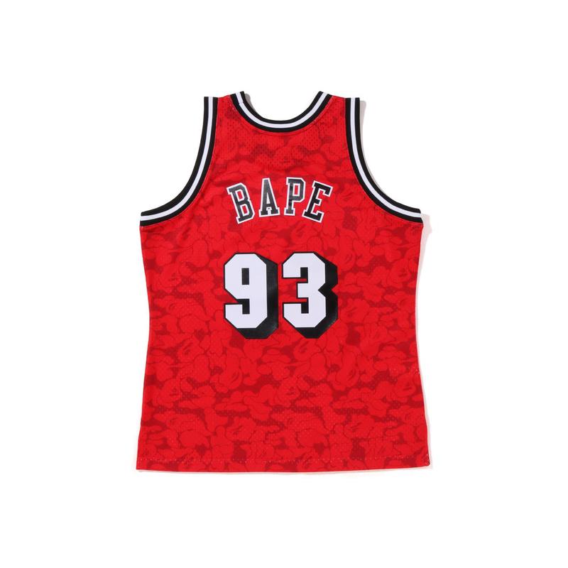 A BATHING APE x Mitchell & Ness FW22 Basketball Jersey Fan Edition Men's 0ZXVTM108902I
