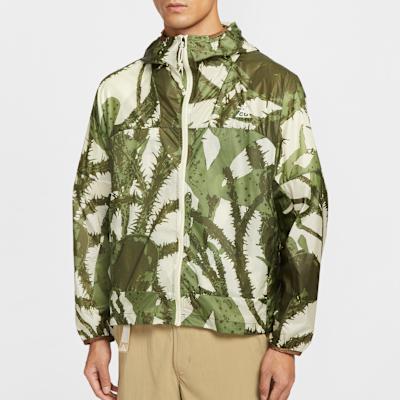 Nike ACG Jackets Men's Light Khaki/Moss Wood Brown/Mountain White Hood