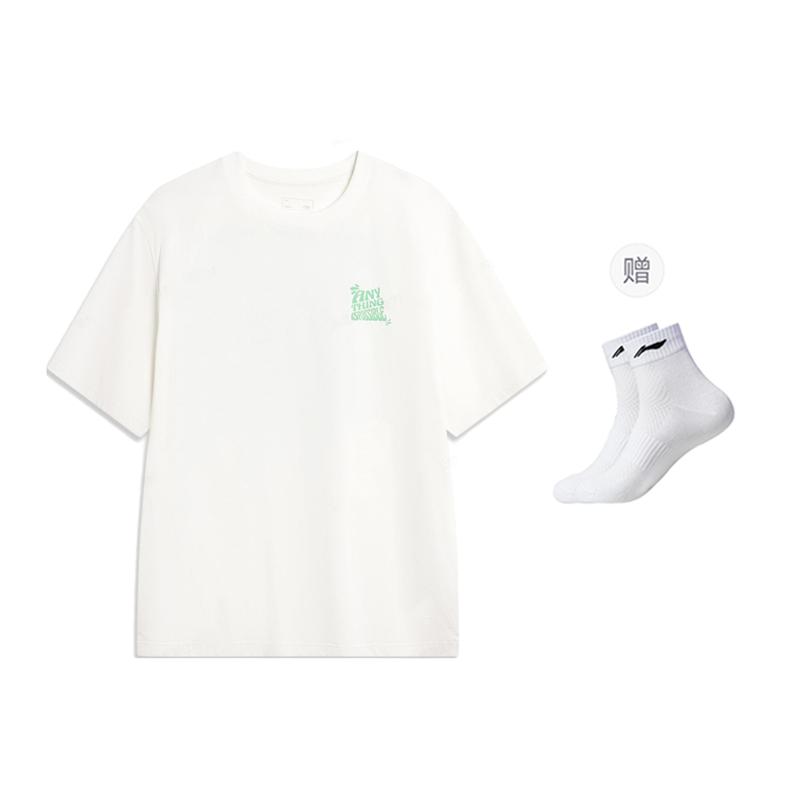 Мужская футболка Li Ning Sports Life Collection Цвет: Слоновая кость AHSU305-2