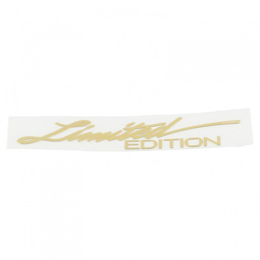 Золотая наклейка на автомобильную эмблему стильная 1,8*7,5 см аксессуары