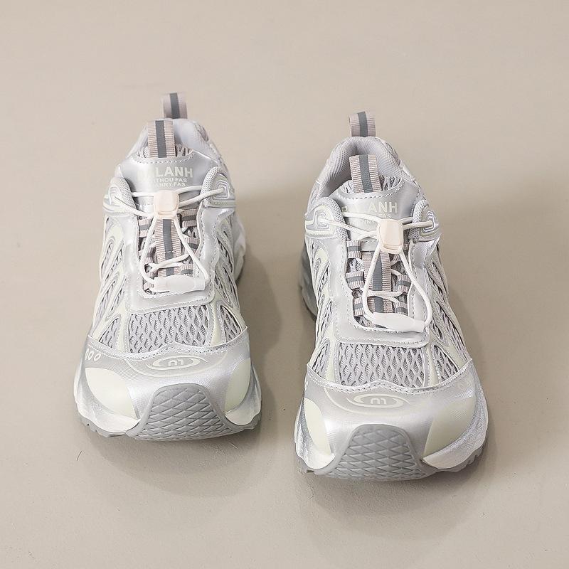 Кривоголовые ультралегкие спортивные одинарные туфли женские осенние сетчатые дышащие уличные альпинистские универсальные кожаные кроссовки для папы