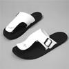 Мужские летние модные сандалии Пляжная обувь Шлепанцы с открытым носком Дышащие Удобные Домашние тапочки Мужская обувь