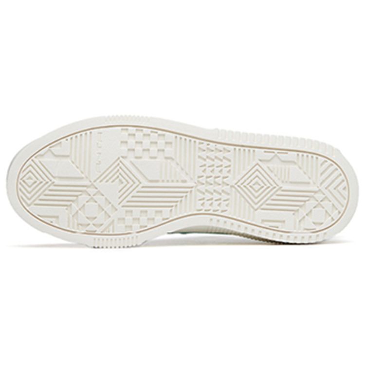 Anta Кроссовки Lifestyle Series Milk Cap, легкие, прочные, низкие, для скейтбординга, женские, белые, зеленые 922228012-2
