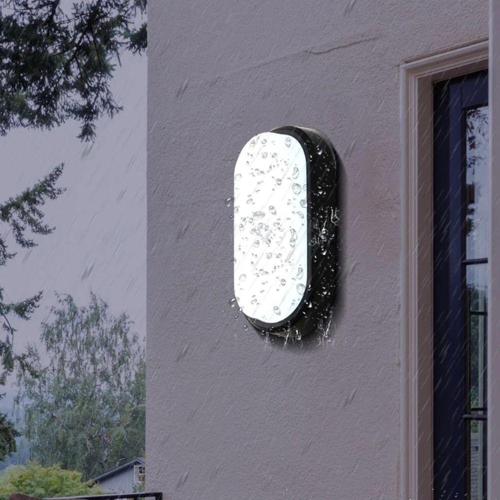 Surface Mounted LED Wall Lamp Moistureproof Yard Lamp Sconce Lighting Wall Mount Light Bathroom