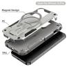 Чехол для телефона военного класса Armor для Apple iPhone16ProMax - чехол для телефона MagSafe со скрытым держателем, противоударный для iPhone16/15/14/13/12/11/Pro/ProMax/Plus