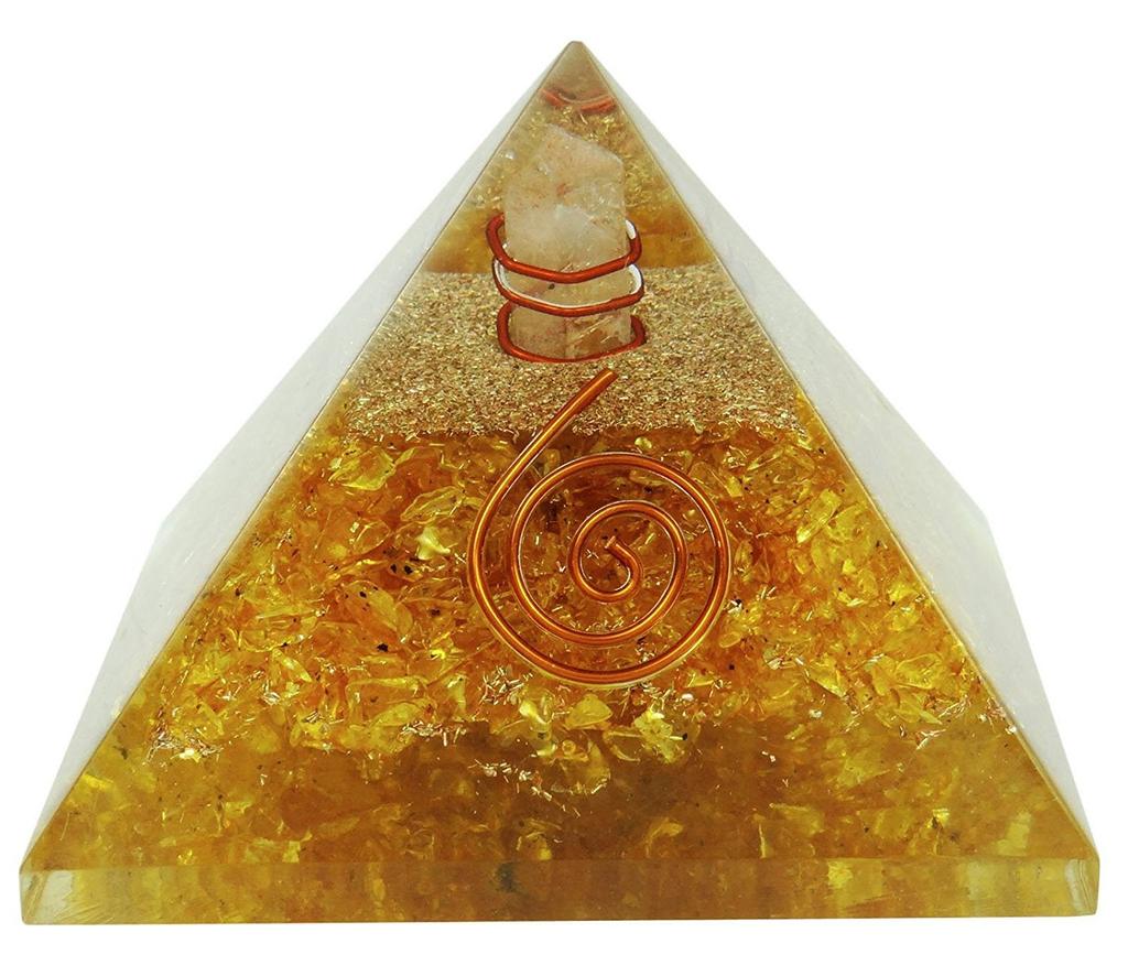 Harmonize Черный турмалин оргоновая пирамида Исцеляющий кристалл ЭМП Защита Медитация Йога Генератор энергии с медной чакрой Symobol Home D cor