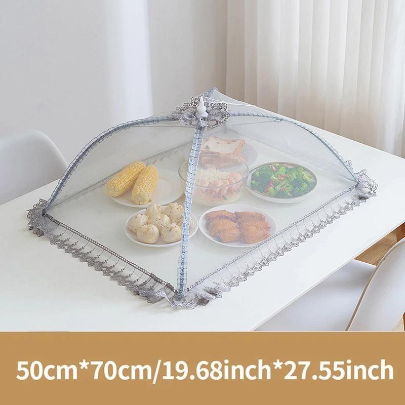 Чехлы для еды Складной обеденный стол Сетка Чехол для дома Еда Анти-мухи Москитная палатка Зонт для пикника Защитная сетка Кухонные принадлежности