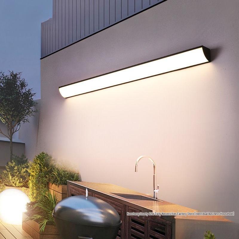 Уличный светодиодный водонепроницаемый настенный светильник - сверхъяркое освещение для двора и входа, балкона и террасы.