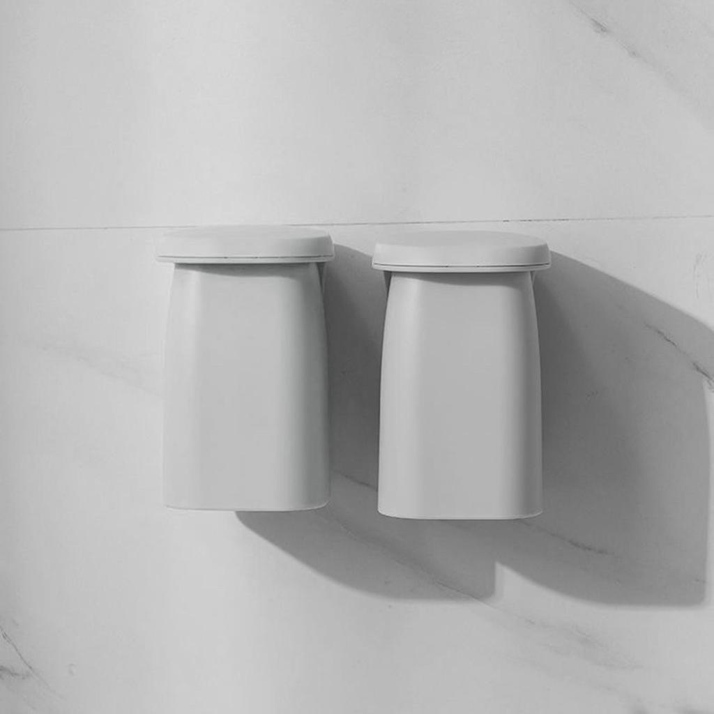 1 шт. Настенный органайзер для зубных щеток и зубной пасты - Держатель для электрических зубных щеток, компактный дизайн - Интеллектуальная очистка