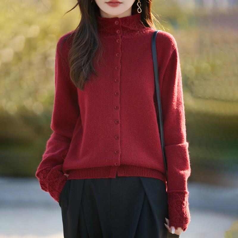 2026 New French High-End Sweater Jacket – Popular Winter & Early Spring Crochet Top