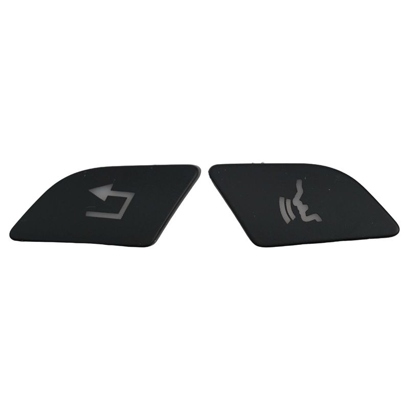 Replacement Steering Buttons Steering Wheel Control Button Long-Lasting Performance ABS Plastic Black Color Car Interior
