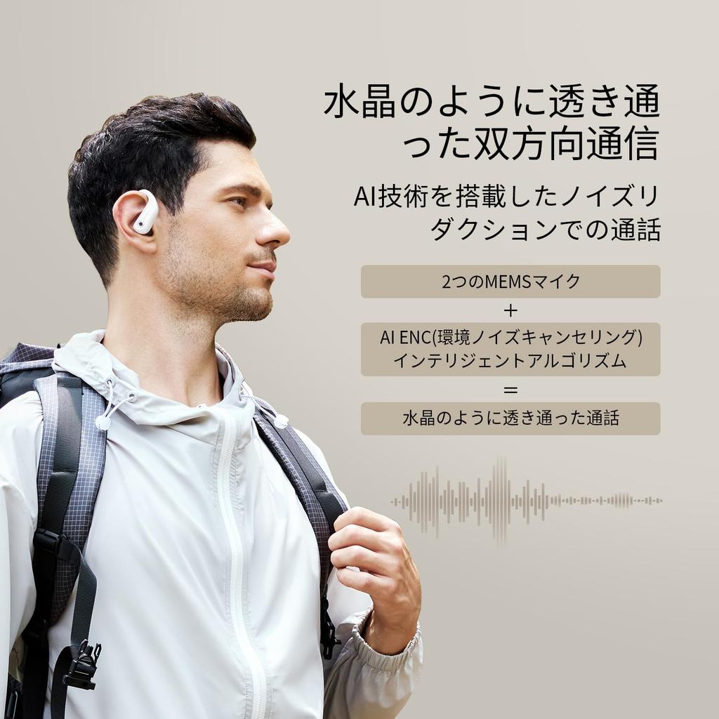 1MORE Fit Наушники с открытым ухом S50 Спортивные наушники, которые блокируют ваш Bluetooth Air EQ IPX7 Fast 38 часов Включает беговые тренировки Don't Ears, 5.3,