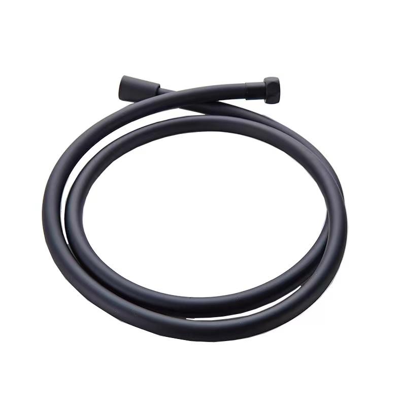 Matte Black Plumbing PVC Flexible Shower Hose for Bathroom Shower Head Shower Bidet Hose