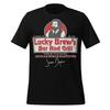 Jackie Daytona Retro T-Shirt - Lucky Brew's Bar and Grill Print