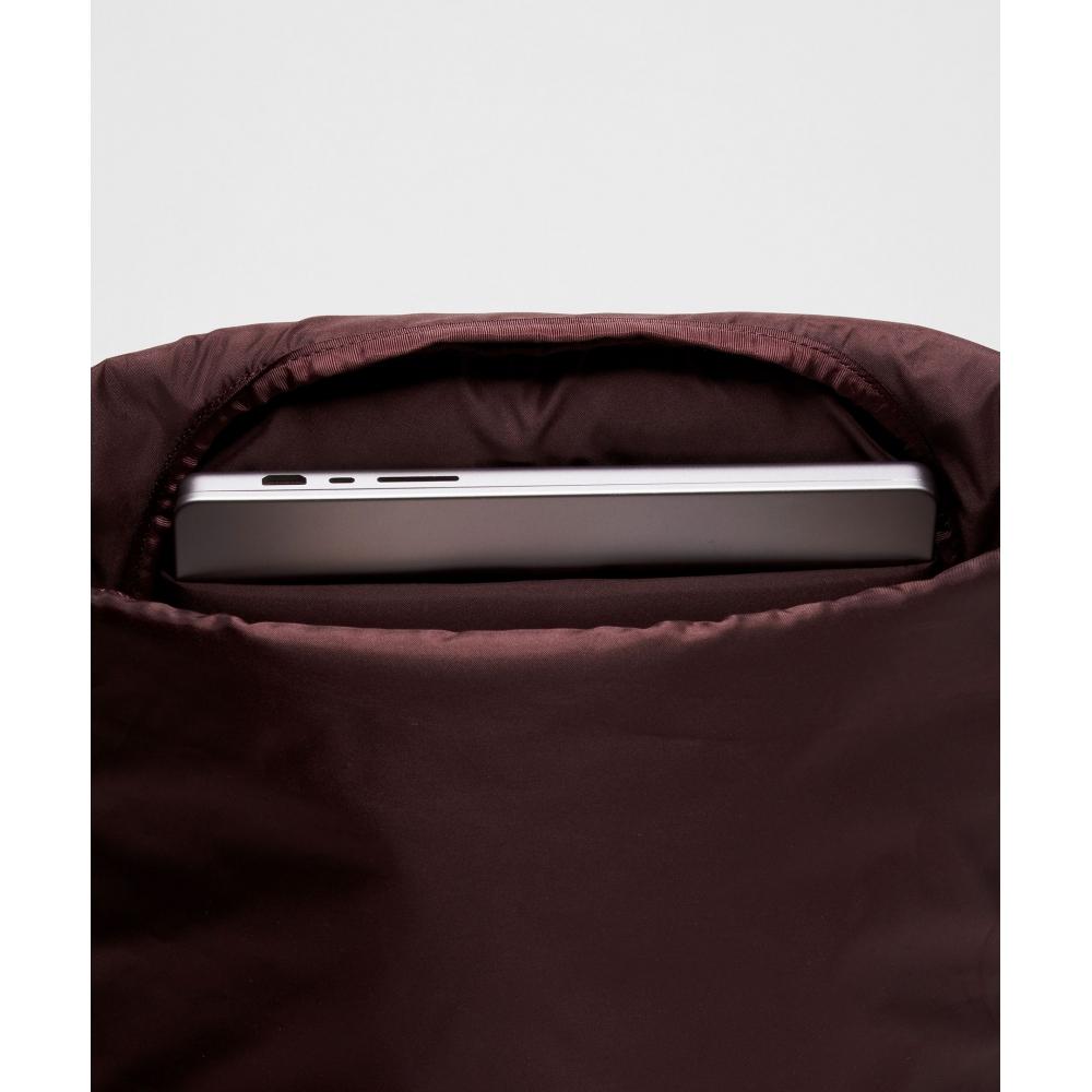 Lululemon Team Canada Rolltop Backpack 45l  Coc Logo Black Garnet