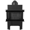 Стальной камин KRATKI NBC 680/280 7 кВт Ø 160 черный thermotec