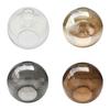 Cognac Amber Grey D4.3cm Opening Global Glass Shade Replacement White Clear Lampshade Cover for E27 Screw Bulb Chandelier Lights