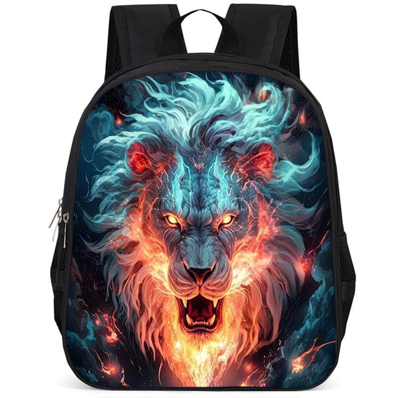 Вместительный школьный рюкзак Lion 15 дюймов из ткани Оксфорд для детей, легкий и эргономичный