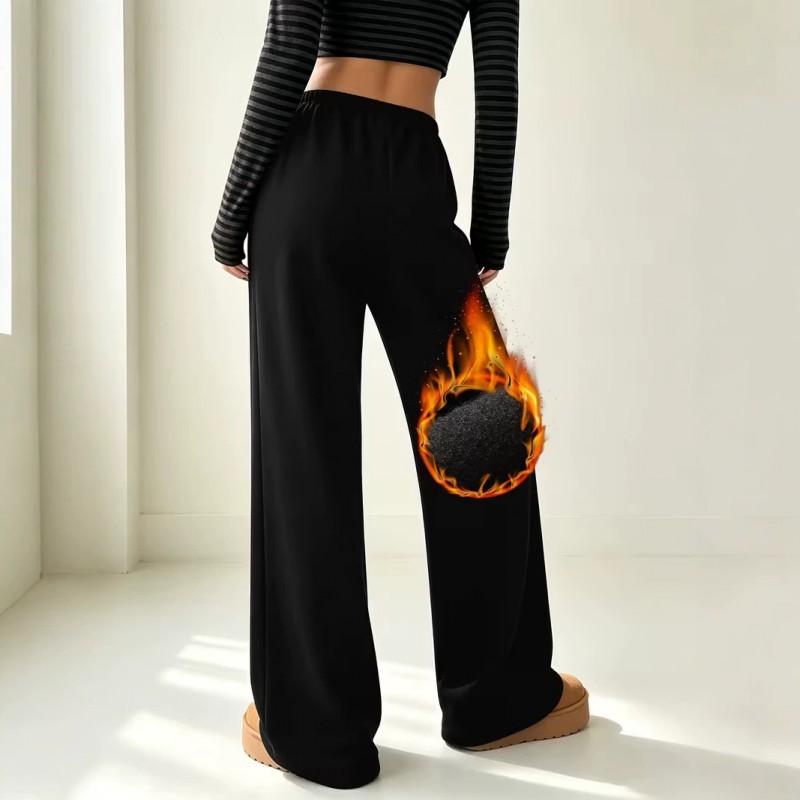 High-Waist Stretch Flare Leg Pants Women Slim Fit Hip Lift Casual Trousers All-Season