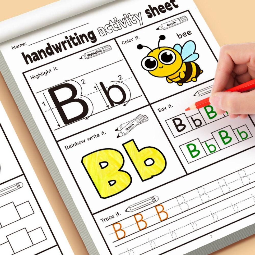 Animal Coloring ABC Tracing Letters Workbook Early Educational Ages 4-6 Early Learning Book 32 Pages Fun Coloring Book