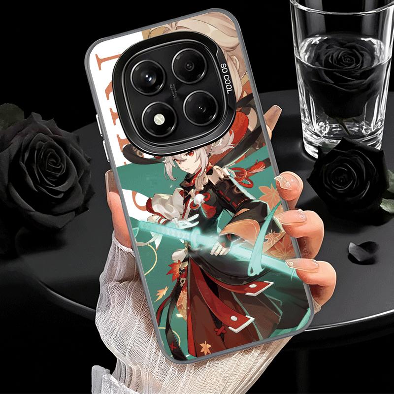 Мягкий чехол для телефона Genshin Impact Anime для Xiaomi Redmi Note 13 14 15 Pro Plus 12S 12 11S 11 11T 10S 10 Ударопрочная задняя крышка