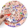 50 штук мультяшных стикеров Fat Dudu Saemon, карточки Crayon Shin-gu, декоративные наклейки для мобильного телефона, чемодана, блокнота