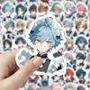 60PCS Cute and Exquisite Genshin Impact Cartoon Game Character Stickers for DIY Decoration of Handbooks and Other Crafting Materials.
