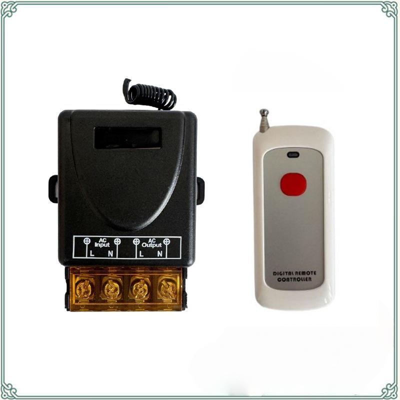 Беспроводной пульт дистанционного управления 220 В 30 А для водяного насоса, двигателя, кухонной вытяжки, вытяжного вентилятора и распылителя.