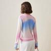Kemon Boca Women's Tie-Dye Pure Cashmere Round Neck Sweater