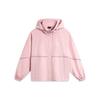 Li Ning Ice Cream UV Protection Lightweight Soft Casual Loose Sports Zip-Up Hoodie UPF50+ Sun Protection Women Outerwear Light-Pink AFDU690-5