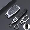 Metal Car Key Cover Case Fob Shell Suit For Mercedes Benz A B G S E C Class W205 W213 C217 W177 W247 C257 W167 W463 Key Cover