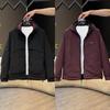 Mens Reversible Hooded Cotton Jacket Loose Fit Warm Casual Trendy Winter Outerwear