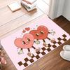 Strawberry Figurine Doormat Creative Doormat Photo Prop Home Door Decoration Front Door Welcome Mat Living Room Bedroom Carpet