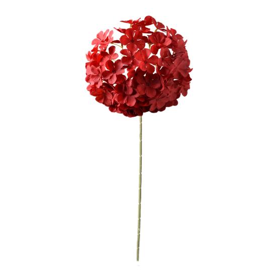 Real Touch Faux Hydrangea Flower 27" Large Fake Silk Hydrangea with Long Stem for Vase Wedding Party Centerpiece Home Table Decor