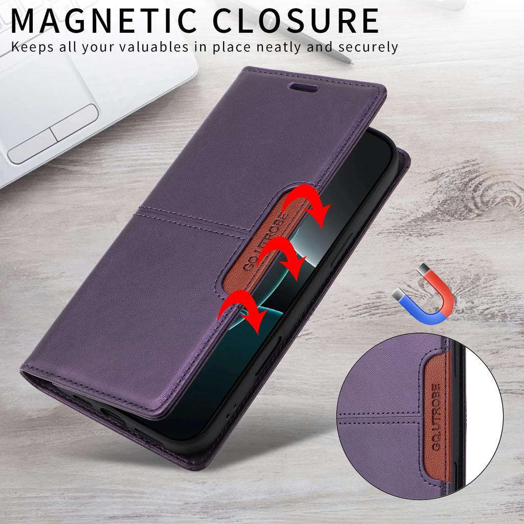 Flip Leather Case for Samsung Galaxy A16 A36 A26 A06 A15 A35 A55 A52 A73 A32 A12 A04S A51 A71 4G A50 A70 S10 Plus Wallet Cover