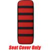 JMCHstore Red Ribbed Mini Bike Seat Cover, Gripper Soft Seat Cover for Monster Mega Moto MMB80 80cc MMB105 105cc, for Coleman Realtree RB100 RT100
