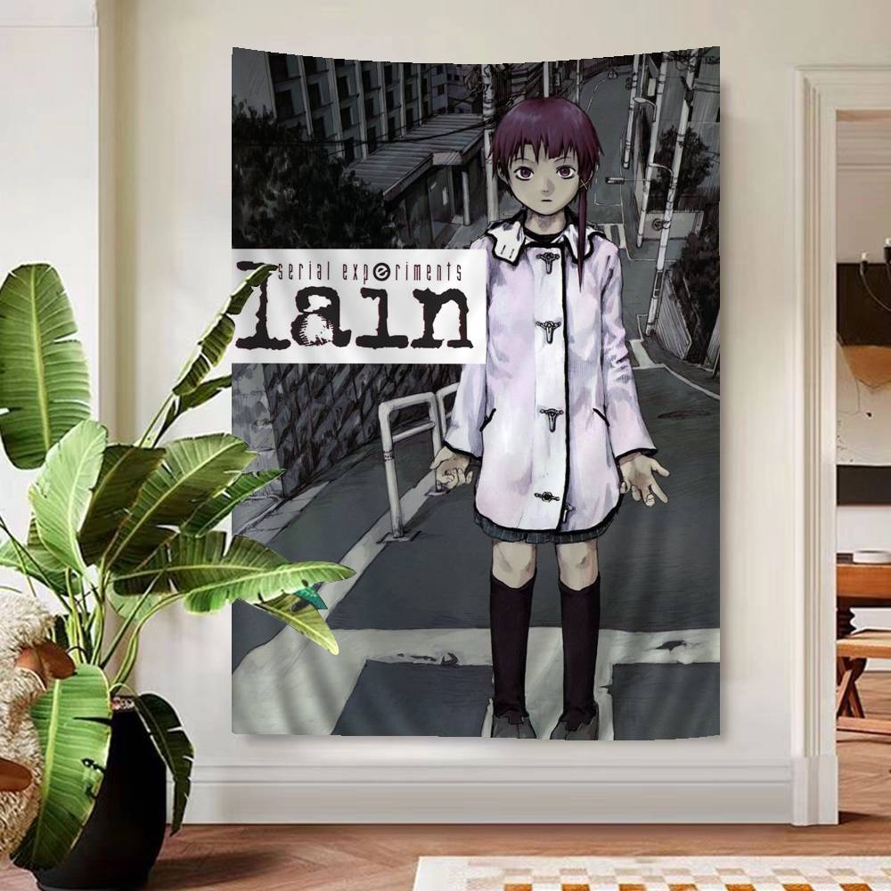 Serial Experiments Lain Cartoon Tapestry Home Decoration Hippie Bohemian Decoration Divination Home Decor