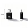 DSJW3 For BMW Car Type-C To USB Power Adapter Fast Data Transfer and Charging Adapter M G80 G07 G42 G14 G15 M2 M3 M4 M5 M7 Key Chian