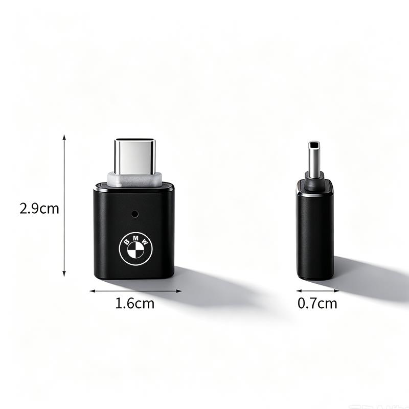 DSJW3 For BMW Car Type-C To USB Power Adapter Fast Data Transfer and Charging Adapter M G80 G07 G42 G14 G15 M2 M3 M4 M5 M7 Key Chian